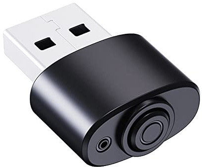 Ratón Jiggler Undetectable USB Mouse Shaker con 3 modos Jiggler, Mini Mouse Mover Simulador Automático con Botón ON/OFF, Sin controlador, Plug and Play, Mantiene la computadora/PC/portátil despierto