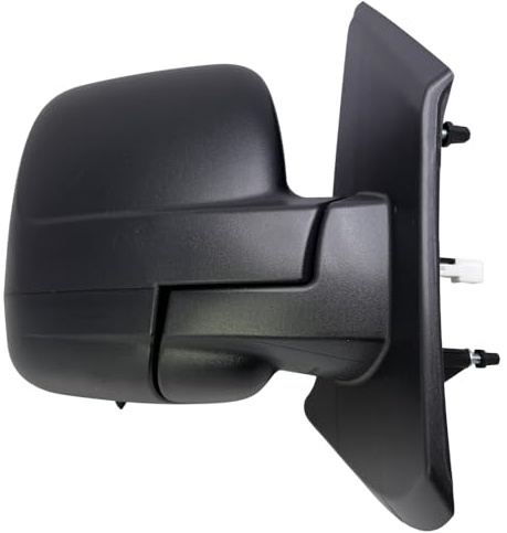 Spieg Außenspiegel Rechts für Renault Trafic, Opel Vivaro, Nissan NV300, Fiat Talento 2014-2021 Manuell Einklappbar, Temperatursensor, Genarbt Schwarz, 7 PIN