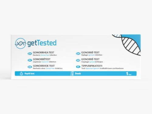 GetTested Gonorrhoe Schnelltest-Kit, diskrete Vaginalabstrichprobe für Frauen zur Heimanwendung, Ergebnisse in 10-15 Minuten