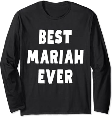 Beste Bester Mariah Zeiten Langarmshirt