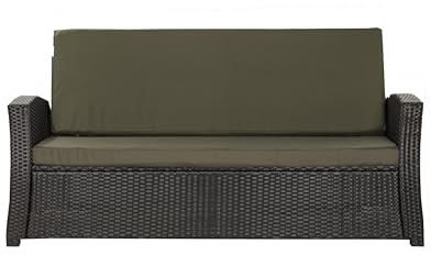 Setgarden® Bankauflage Polyrattan Gartenbank Sitzauflage, Bequeme Sitzauflagen für Gartenbänke – perfekte Auflagen für Ihr Gartensofa oder Ihre Hollywoodschaukel (Grün, 170x60x50 cm)