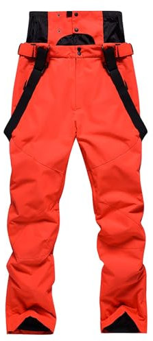 Snowboard Pants, Schneehose Herren Winddicht Gefüttert Winterhose Baggy Wasserdicht Softshellhose Skihose Warm Winter Thermohose Wanderhose Große Größen Arbeitshose Fahrradhose