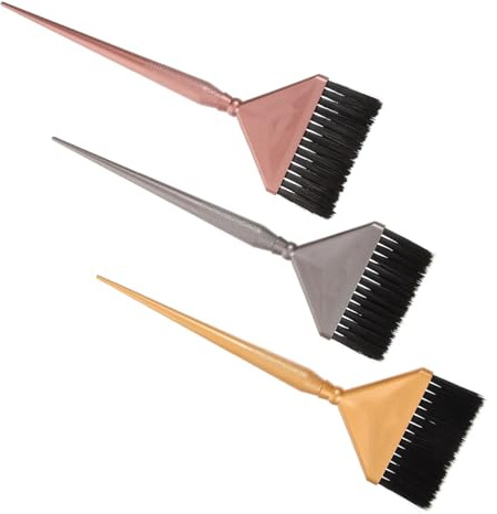Healeved 3piezas Brocha Para Tinte De Pelo Herramientas Para Teñir Cabello Cepillo Peine Para Teñir Coloración Del Cabello