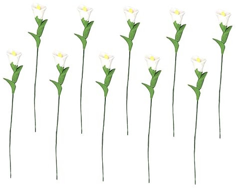 HEMOTON Mini Di Fiore - Giglio in Miniatura Realistico Per Decorazioni Natalizie