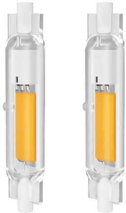 ZUCZUG Bombilla LED R7S 78mm 15w Regulables, R7S LED 78mm 15w equivalente 100w 150w Lámpara Halógena, 1500LM, Blanco Natural 4000k, iluminación de haz de 360 ​​°, 2 Pack
