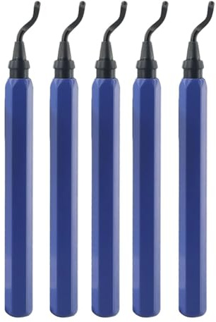 Eieenotee Sbavatore da 5 Pezzi, Lame Affilate Girevoli e Manico In Metallo Resistente, per Tubi In Metallo, Alluminio, Rame e Plastica