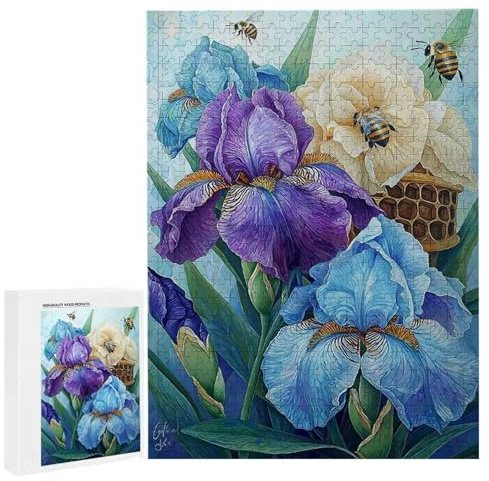 Puzzle 1000 Teile Erwachsene Bienenschwanz, Impossible Klassische Jigsaw Puzzles 75 x 50cm, Geschicklichkeitsspiel für die ganze Familie, Puzzle farbenfrohes Legespiel Home Dekoration Geschenk k-619