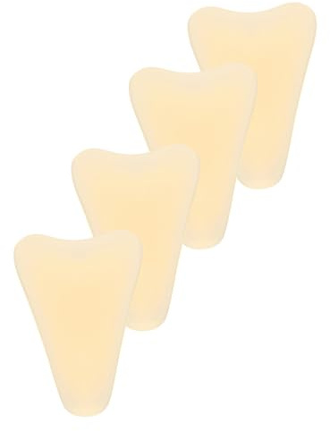 DIYEAH Patchs de Protection Intime en Silicone 4 Pcs, Adhésifs Étanches, Forme Goutte, Fins, pour Femmes, Activités Quotidiennes et Spéciales