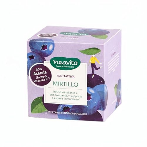 Neavita Tisana Fruttattiva Mirtillo 12 Filtri Stimolante Antiossidante
