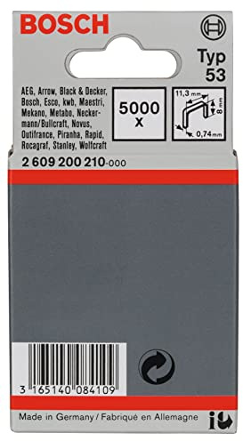 Bosch 5000x Feindrahtklammern, Typ 53/8 | Länge 8 mm,