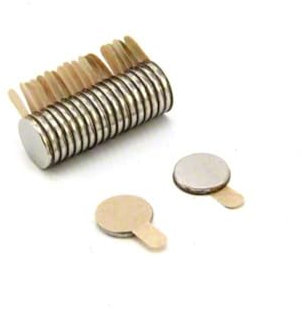 N35 Neodimio Easypeel Adesivo Magnete Per Arti, Artigianato, Produzione Di Modelli, Fai -Da -Te, Hobby E Imballaggi - 8Mm Dia x 1Mm - 0,39kg Di Estrazione - Pacchetto Di 20