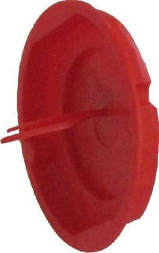 100 Stück Signaldeckel für Schalterdosen Durchmesser 60 mm Kunststoff rot