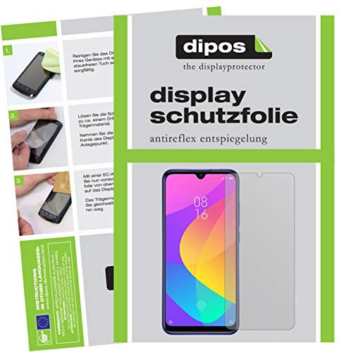 dipos I 6X Protector de Pantalla Mate Compatible con Xiaomi Mi A3 pelicula Protectora