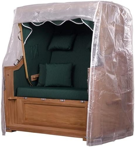 Strandkorb Schutzhülle Basic PVC 2,5 Sitzer Größe XL transparent