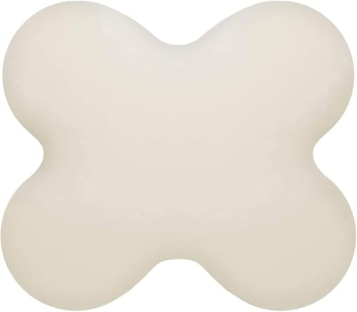 Kissenbezug Elfenbein-weiß Einzelpack Seitenschläfer-Kissen ACAMAR, Baumwolle (Double Jersey), Bügelfrei & trocknergeeignet, Kissenhülle mit Reißverschluss, Oeko-Tex Zertifiziert
