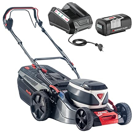 AL-KO Akku-Rasenmäher 46.2 Li SP-W Comfort, 46 cm Schnittbreite, Akkufach für bis zu 2 Akkus 36 V Li-Ion (1x Akku und Ladegerät im Lieferumfang),für Flächen bis 800 m²,zentrale Schnitthöhenverstellung