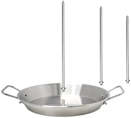 Al Pastor Hack Gaucho, spiedino verticale per barbecue brasiliano, ideale per tacos fatti in casa Al Pastor, Shawarma, churrasco brasiliano, acciaio inossidabile