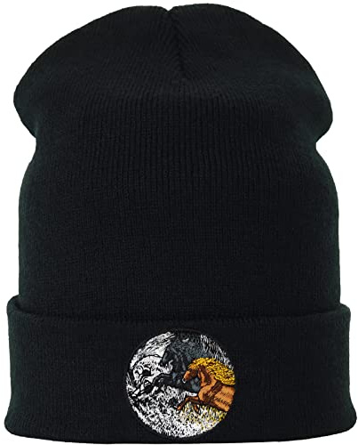 EXPRESS-STICKEREI Strickmütze Tiere Warme Wintermütze/Wollmütze Unisex Männer Frauen Haube/Seemannsmütze/Arbeitsmütze Beanie Cap Feinstrick für Tierliebhaber Hundebesitzer| OneSize Streetwear