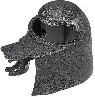 QUARKZMAN Heckwischer-Mutternkappe Für VW Transporter T5 03-15 1 Stück | Schwarz, ABS-Kunststoff, 6.6x4.1x4.4 cm, OE-Nr.7H0955435, Für Van Minibus, Einfache Montage, Schützt Wischerarm