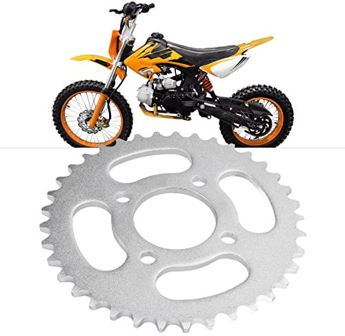 Tissting Piñón Trasero de Motocicleta, Cadena 420, 48 mm, 37 Dientes, Piñón Trasero de Acero al Carbono para 50cc 90cc 110cc 125cc, Karts, Motocicletas, Vehículos Todo Terreno, Bicicleta Eléctrica