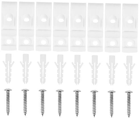 Cabilock 4sätze Blinds Roller Vorhang p Clip Haken Praktische Fensterrollo Halterung Für Sicheres Und Anbringen Von Geeignet Für Verschiedene Jalousien Und Vorhänge