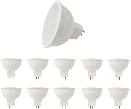 Provance 10 x LED Reflektor GU5.3 MR16 4W 4 Watt ersetzt 20 Watt 280 Lumen 6500 Kelvin