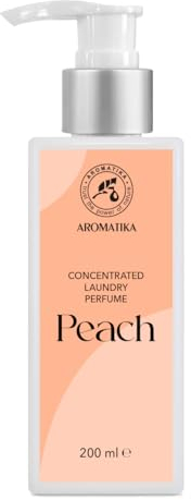 Profumo Bucato Concentrato Pesca 200 ml - Profumo per Bucato - Concentrato per Lavatrice - Deodorante Biancheria - Fragranza Lavaggio - Profumo Fruttato - Profumo Liquido Bucato