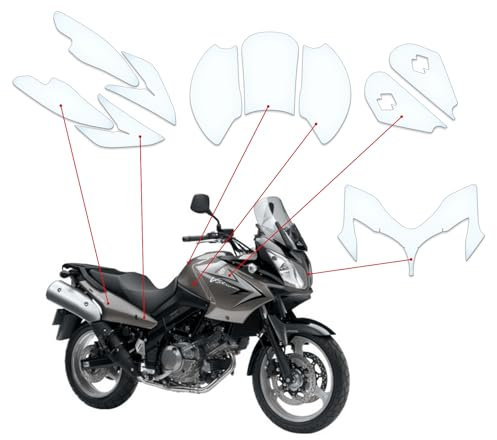 Steinschlag - Lámina protectora de pintura para Suzuki V-Strom DL650 2011, transparente