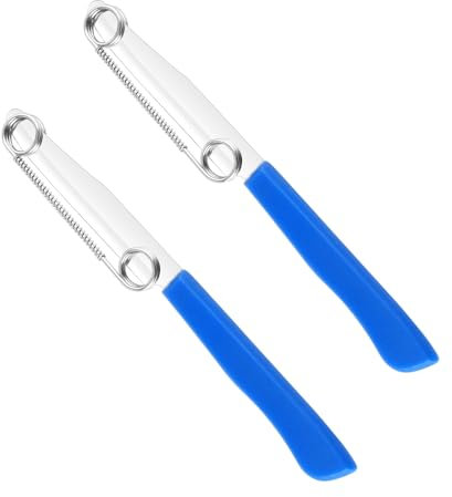 2 Cuchillos De Corte RáPido 3 En 1 MultifuncióN Pelador De Frutas, Pelador Y Cortador, Pelador De Verduras Y Verduras, Pelador De Patatas, Pelador De EspáRragos Para Verduras
