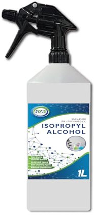Isopropyl Alcohol 99.9% Pure | Lab Grade IPA | Isopropanol 1 Litre | Rubbing Alcohol for Cleaning and Disinfecting | Solvent for Electronics, Windows, Glass, Appliances.
