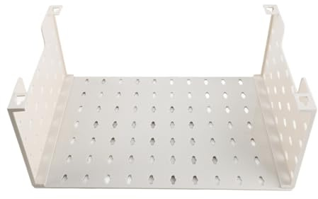 Pssopp Panel Perforado de Pared, Kit Organizador con Almohadillas Autoadhesivas, para Baño y Cocina, Cubierta de Tubería de Caldera de Gas, Tamaño Grande