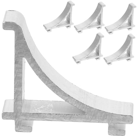 Artibetter 6 Pcs Refrigerator Shelf Clips Freezer Shelf Clips Steel Clips for Refrigerator Support Fridge Hooks Replacement Clips for Metal Shelving and Kitchen Storage