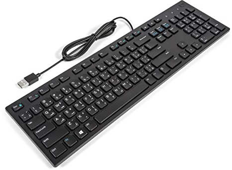 Dell KB216 ARABIC Slim Office Multimedia Keyboard BLACK
