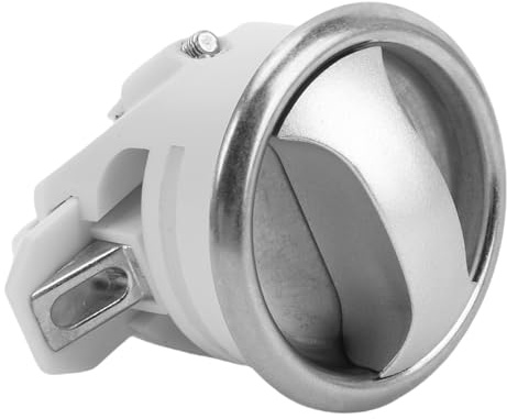 Sonew Elegante Kit di Serratura Scorrevole per la Porta Scorrevole per Spessore 15 a 18 Mm Bianco, Garantendo la Privacy del Bagno con Serratura per Porte Mobili, Realizzata in