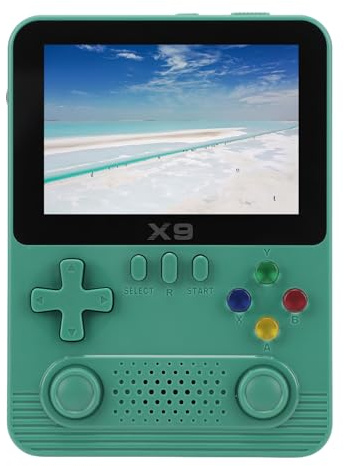 Denash Consola Portátil de Juegos de Juegos Portátiles con una Batería de 3.5 Pulgadas de 6000 MAh para Viajar (Green)