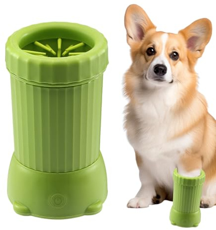 Lavapatas Para Perros | Cargado por USB - Limpiador De Patas Automático Inteligente Para Perros Medianos,Para Cachorros Y De Raza Mediana Y Grande En Interiores