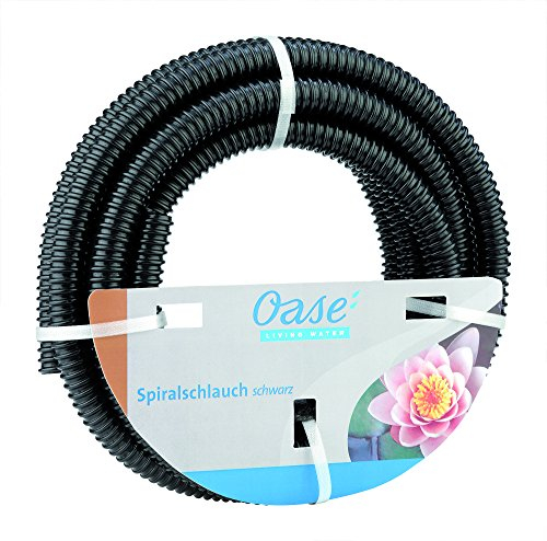 Oase Spiralschlauch schwarz 1 1/4, 5 m - Schlauchabschnitt aus PVC-Material, 32 cm Durchmesser, geeignet für 1 Bar