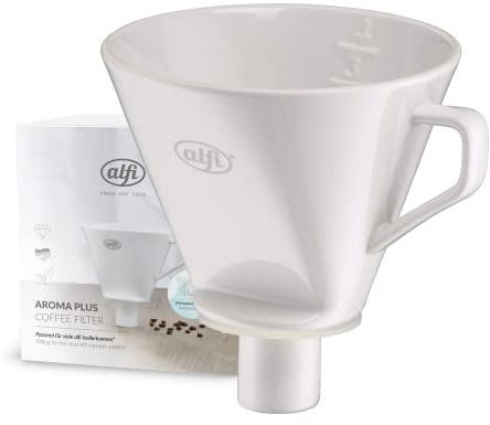 alfi 0096010000 Kaffeefilter aroma plus Porzellan, weiss