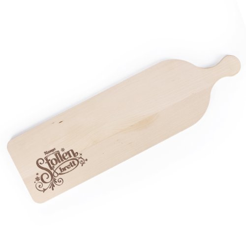 Cera & Toys® XXL Stollenbrett aus Holz mit Gravur des Namens - Motiv: Stollenbrett
