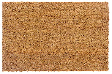 Carpido rutschfeste Kokosmatte - 50 x 80 cm Natur - Nachhaltige Naturfaser für den überdachten Außenbereich - 100% Kokos Fußmatte - Türmatte Eingang