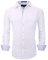 Alex Vando Mens Dress Shirts Wrinkle Free Regular Fit Stretch Rayon Button Down Shirt, White, XL