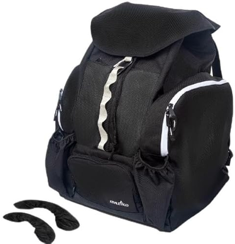 Athletico Hockey Backpack - Large Backpack to Carry Hockey Equipment Including Skates (Black)