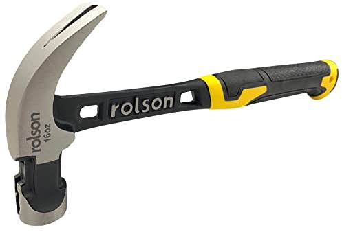 Rolson 10431 Solid Forged Claw Hammer 16 oz (450g)