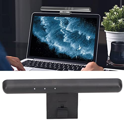 Topyond Monitor Light Bar, Computer Monitor Lamp with Touch Control & 3 Color Temperatures, Dimmable LED Light Bar Protecting Eyes, No Glare Type-C Desk Lamp for Home Office