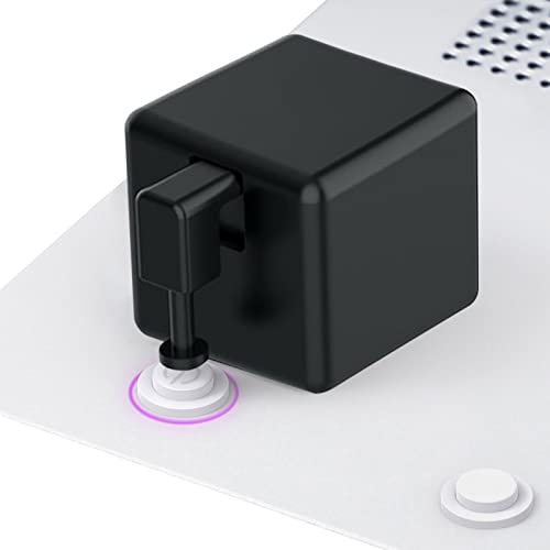 FASSME Intelligent knapptryckare för brytare | Smart knapptryckare | Automatisk ljusströmbrytare, trådlös app och timerkontroll för TV-apparater, dörrklockor, hem, garageportar