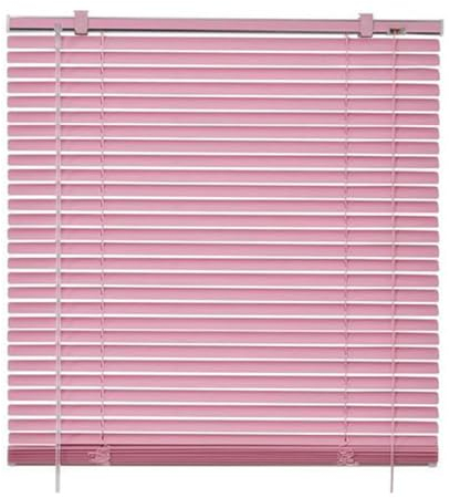 Aluminium Jalousien Für Fenster Jalousie 45/50/60/70/80/90/115/120cm,Horizontale Jalousette Rosa,Verdunkelungs Jalousetten,25mm Lamellen Vorhänge,Für Bad Küche Schlafzimmer,W×H-110×140cm(43*55in)