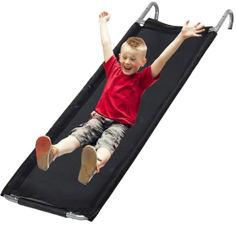 Trampoline Slides for Kids | Easy-to-Assemble Trampoline Ladder | Trampoline Accessories Slide with Strong Tear Resistant Fabric for Kids, Safer Than Ladder, Fit All Kinds of Trampolines