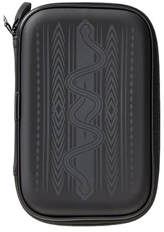 Casemaster Sentinel 6 Dart Case, Holds Extra Accessories, Tips, Shafts and Flights, Compatible with Steel Tip and Soft Tip Darts, Impact & Water Resistant Tactech Shell, Sinister Snake