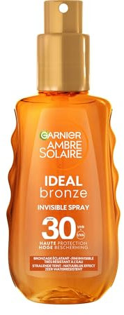 Garnier Ambre Solaire Ideal Bronze Spray Protecteur Invisible Haute Protection SPF30 150mL