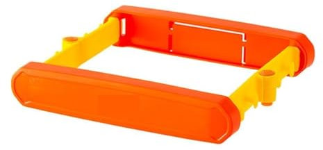 Porte Sac Poubelle Support de sac poubelle pliable, 3 pièces, support mural Portable multifonctionnel Applicable, support de sac poubelle, accessoires de cuisine Pour Camping-Car, Cuisine(Orange)